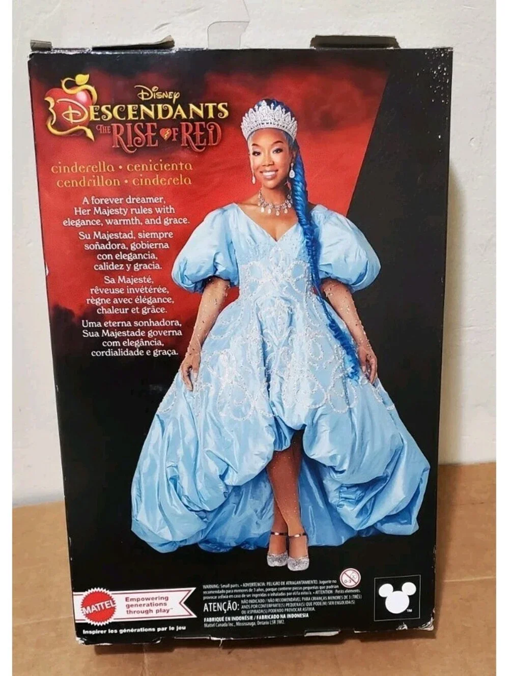 Disney Descendants: The Rise of Red Cinderella Doll (Brandy) - Mattel HWV08 NIB